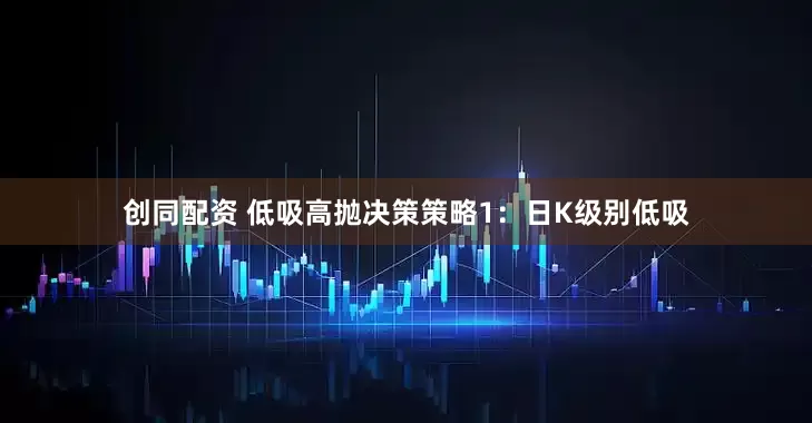 创同配资 低吸高抛决策策略1：日K级别低吸